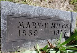 Mary Elizabeth <I>Allen</I> Miles 