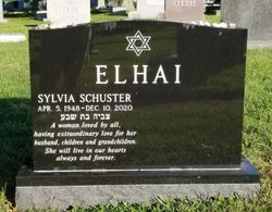 Sylvia <I>Schuster</I> Elhai 