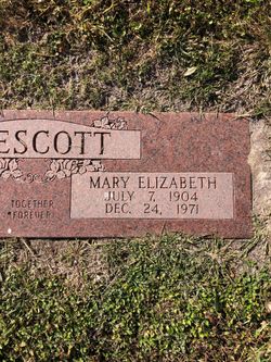 Mary Elizabeth <I>Bentley</I> Prescott 