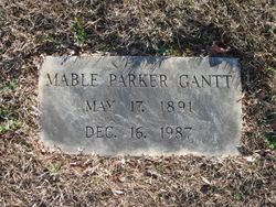 Mable <I>Parker</I> Gantt 