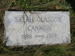 Sarah M “Susan” <I>Glasgow</I> Cannon 