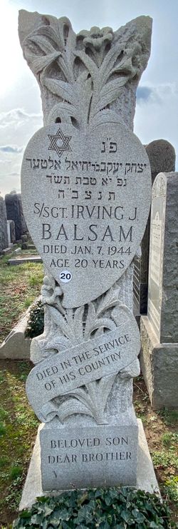 SSGT Irving J. Balsam 