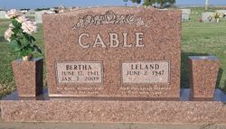 Bertha Jane <I>Werhan</I> Cable 