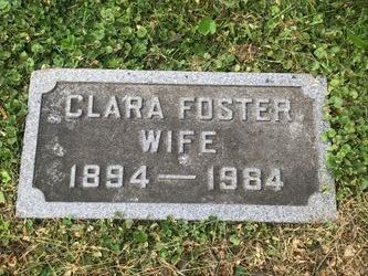 Clara <I>Oliver</I> Foster 
