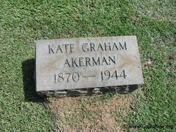 Kate <I>Graham</I> Akerman 