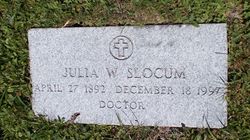 Dr Julia <I>Wieters</I> Slocum 