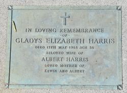 Gladys Elizabeth <I>Britten</I> Harris 