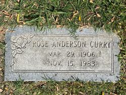 Rose Pearl <I>Anderson</I> Curry 