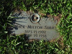 Mack Milton Simms 