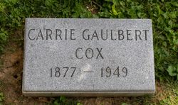 Carrie Rogers <I>Gaulbert</I> Cox 