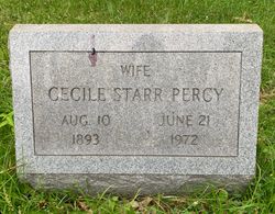 Cecile <I>Starr</I> Percy 