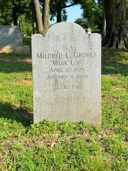 Mildred Louise “Millie Lou” <I>Linton</I> Groves 