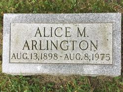 Alice M <I>Lenon</I> Arlington 
