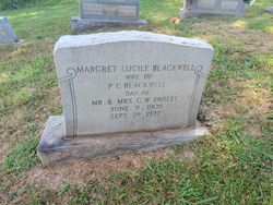 Margret Lucille <I>Ensley</I> Blackwell 