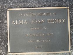 Alma Joan Henry 