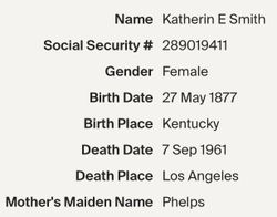 Katherine E “Kate” <I>Phelps</I> Smith 