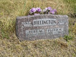 Ruby May <I>Wing</I> Billington 