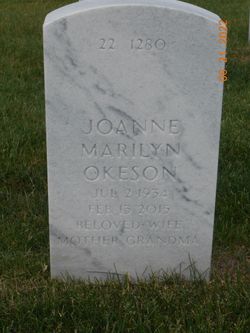 Joanne Marilyn <I>Christopherson</I> Okeson 