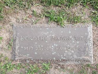 Dorothy Mae <I>Brown</I> Abt 