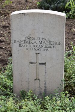 Private Mahenge Bahimira 