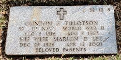 Marion D <I>Lee</I> Tillotson 