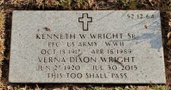 Kenneth W Wright Sr.