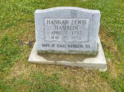Hannah <I>Lewis</I> Hamblin 