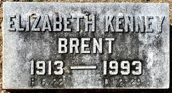 Elizabeth <I>Kenney</I> Brent 