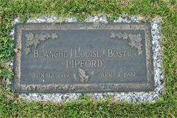 Blanche Louise <I>Bostic</I> Lipford 