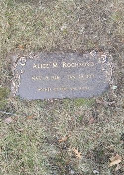 Alice M. <I>Crowley</I> Rochford 