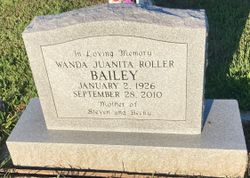 Wanda Juanita <I>Roller</I> Bailey 
