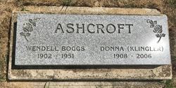 Donna <I>Klingler</I> Ashcroft 