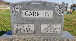 Nancy Jane <I>Howell</I> Garrett 