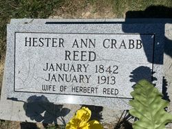 Hester Ann <I>Crabb</I> Reed 