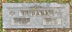 Fannie Pearl <I>Riddle</I> Eubank 