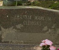 Frankie <I>Marcum</I> Clemons 