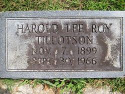 Harold Lee Roy “Shorty” Tillotson Sr.