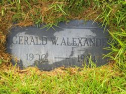 Gerald William “Jerry” Alexander 