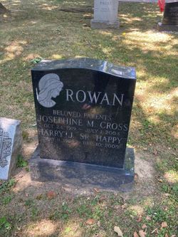 Josephine M <I>Cross</I> Rowan 