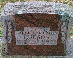 Harriet Mary <I>McCauley</I> Hudson 
