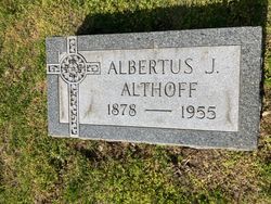 Albertus J “Bert” Althoff 