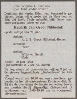 Hendrik Jan Groot Nibbelink 