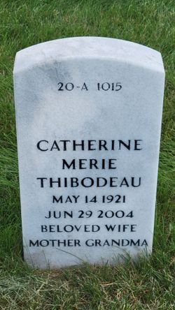 Catherine Marie <I>Golden</I> Thibodeau 