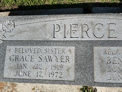 Grace <I>Sawyer</I> Pierce 