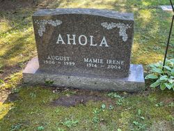 Mamie Irene “May” <I>Allen</I> Ahola 