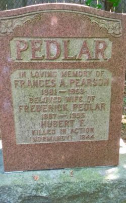 Frances A. <I>Pearson</I> Pedlar 