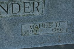 Maude D Alexander 