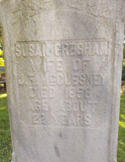 Susan <I>Gresham</I> McCleskey 