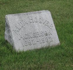 Alda May <I>Hoover</I> Ackerson 