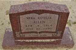 Vera Estelle <I>Barnes</I> Allen 